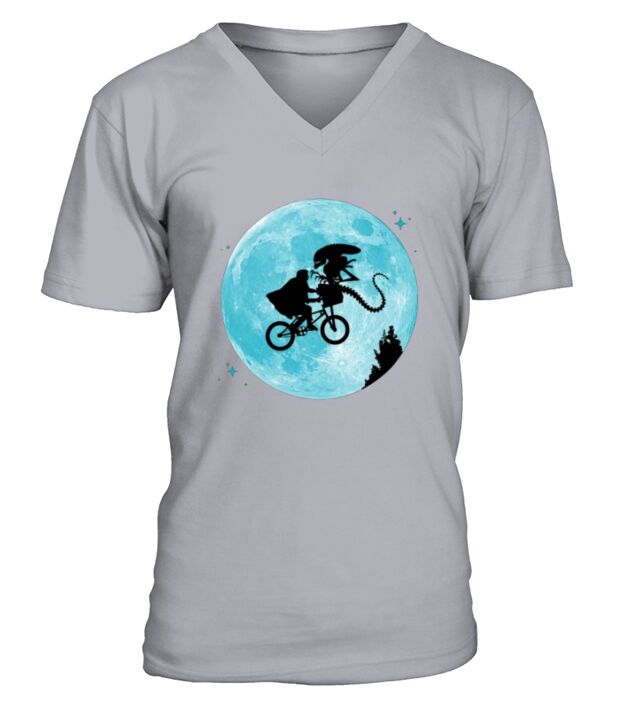 ET VS ALIENS V-Neck T-shirt