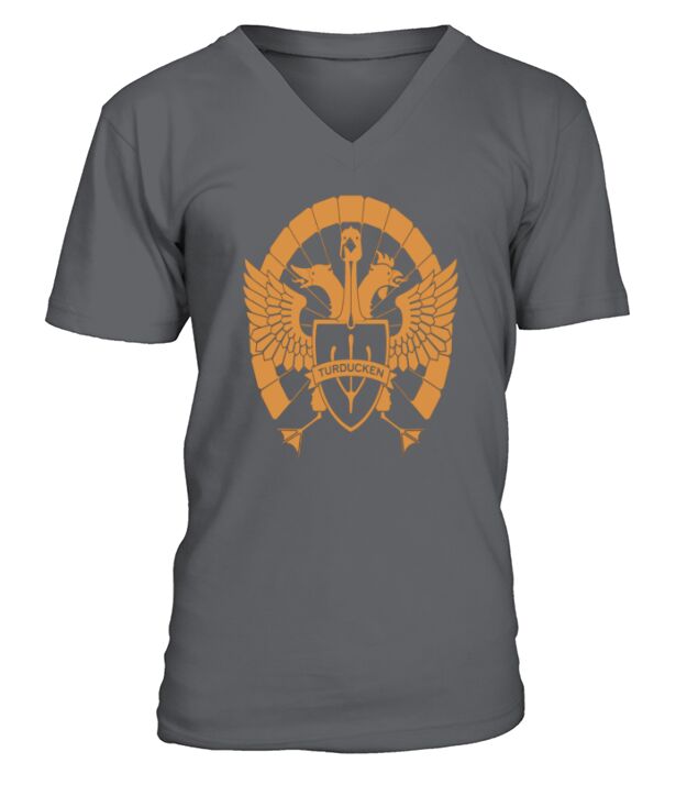 Thanksgiving Turducken Symbol - Mens Premium T-Shirt V-Neck T-shirt