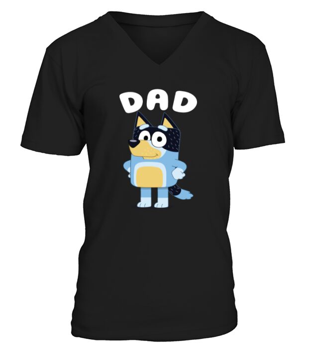 Vintage Bluey Dad V-Neck T-shirt