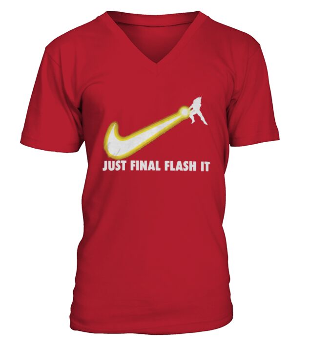 JUST FINAL FLASH IT T SHIRT V-Neck T-shirt