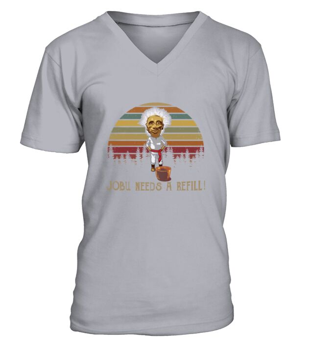 Jobu Needs A Refill Vintage V-Neck T-shirt
