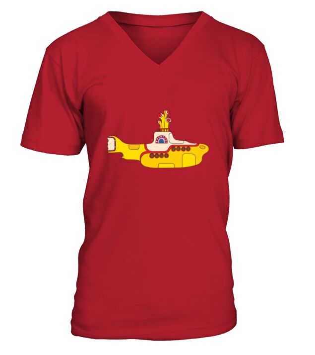 The  Yellow Submarine Art V-Neck T-shirt