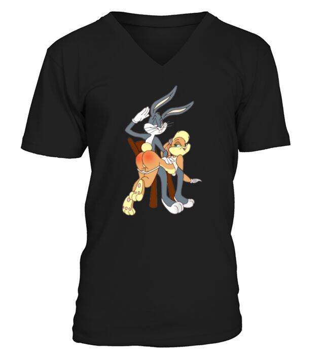 Bugs bunny spanking Lola sexy shirt V-Neck T-shirt