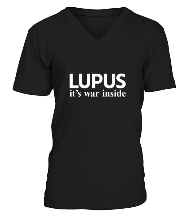 Together To Fight Lupus War inside V-Neck T-shirt