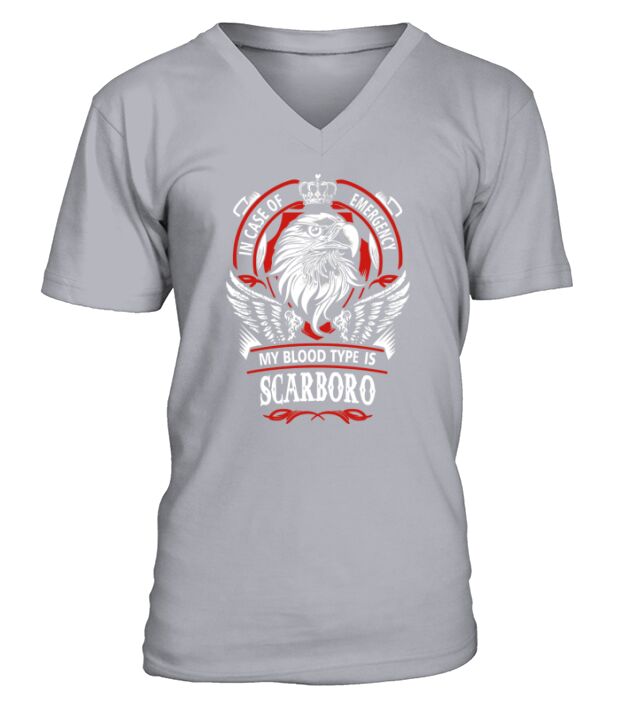 SCARBORO shirt, SCARBORO Family Name, SCARBORO Funny Name Gifts T Shirt V-Neck T-shirt