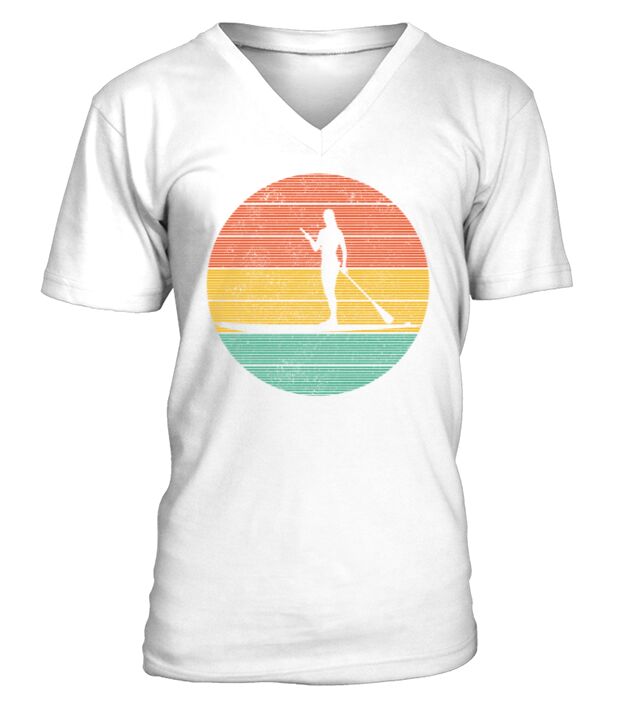 Stand Up Paddling V-Neck T-shirt
