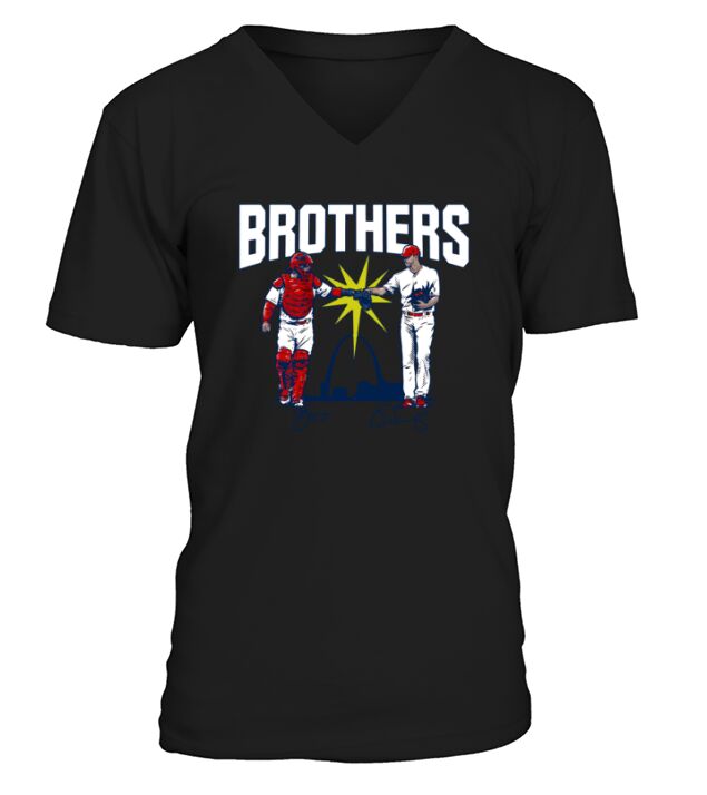 Wainwright and Molina Brothers Apparel St Louis V-Neck T-shirt