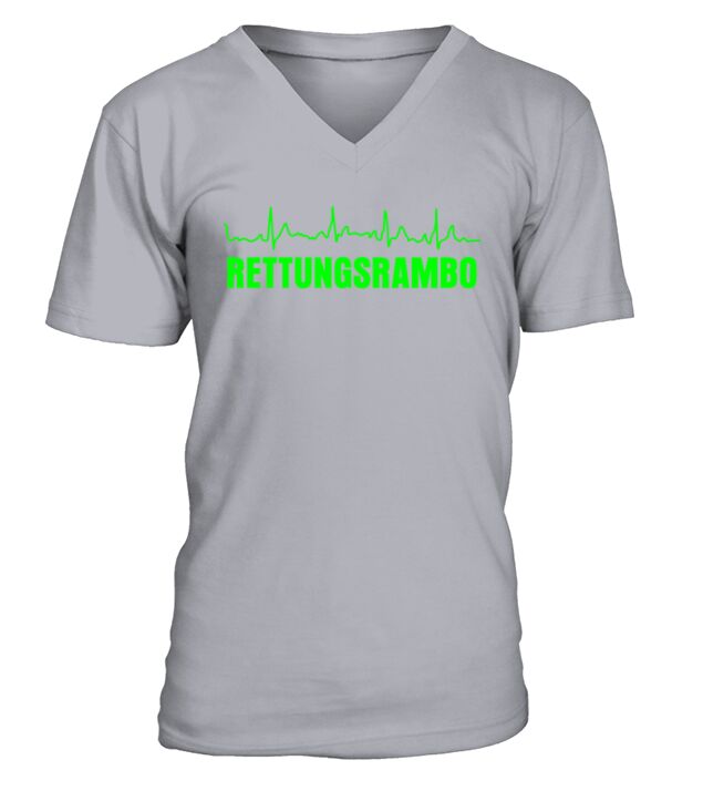 Emergency Paramedic - Ambulance Rambo Saying V-Neck T-shirt