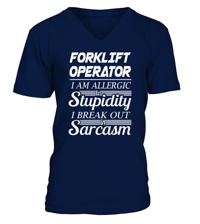 FORKLIFT OPERATOR V-Neck T-shirt