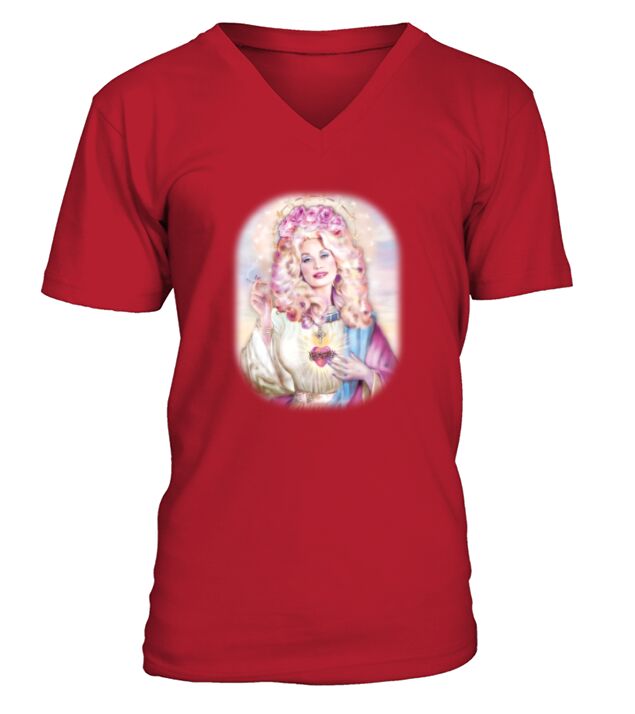 Saint Dolly Parton V-Neck T-shirt