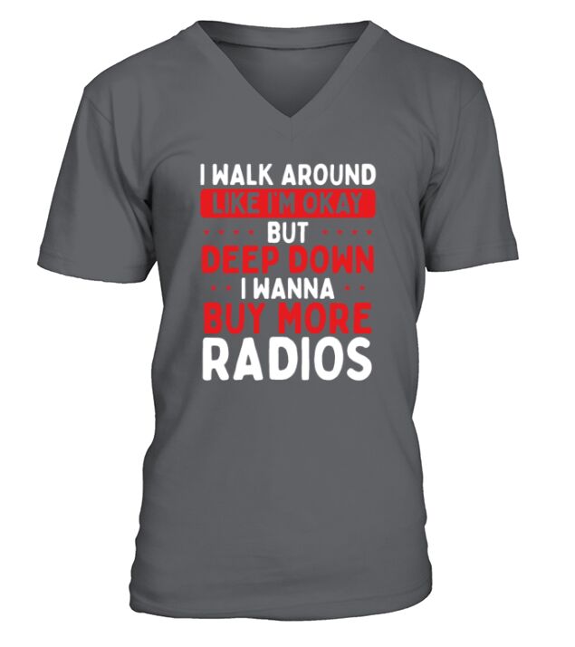 Amateur Radio Operator Ham Radio Club V-Neck T-shirt