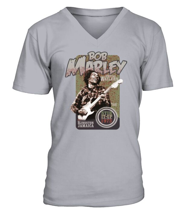 Bob Marley V-Neck T-shirt