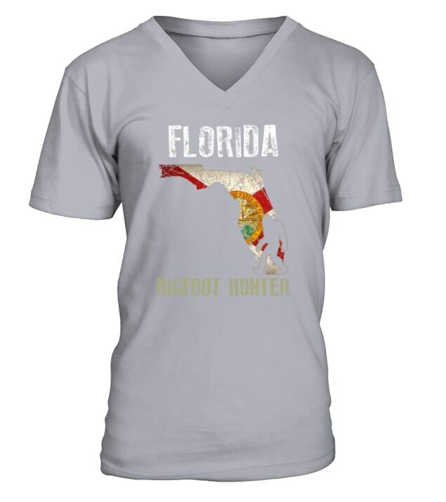 Florida Bigfoot Hunter shirt V-Neck T-shirt