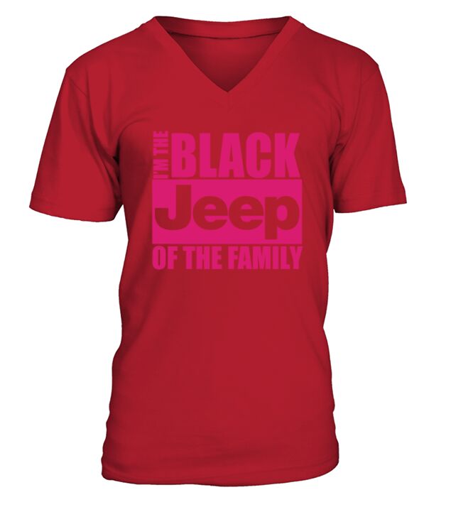 Im The Black Jeep Of The Family T-Shirt V-Neck T-shirt