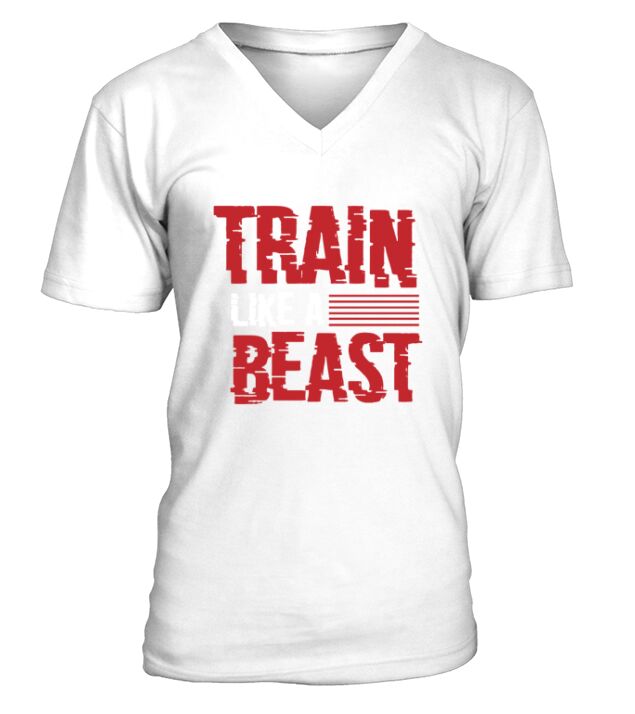 Train like a beast V-Neck T-shirt