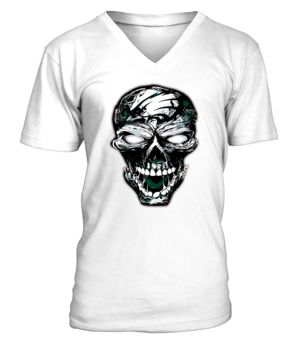 Eagles Skull New T-shirt, Hoodies and More V-Neck T-shirt