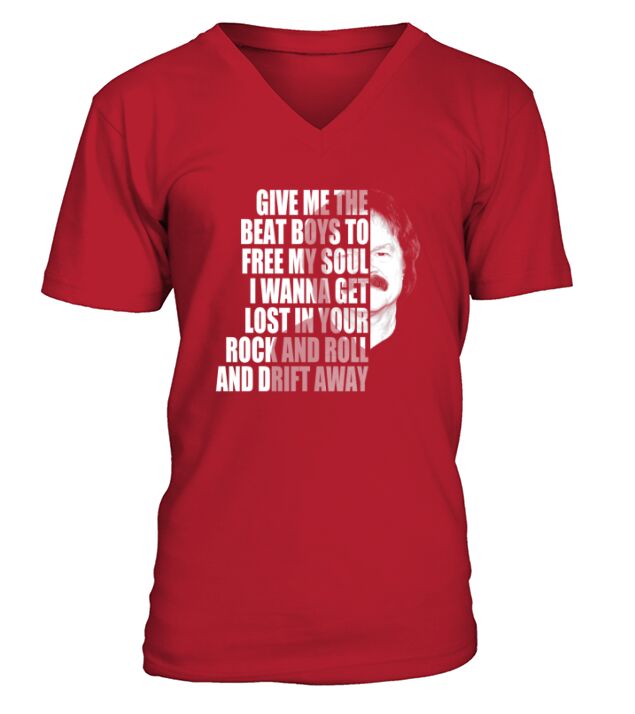 The Doobie Brothers Drift Away V-Neck T-shirt