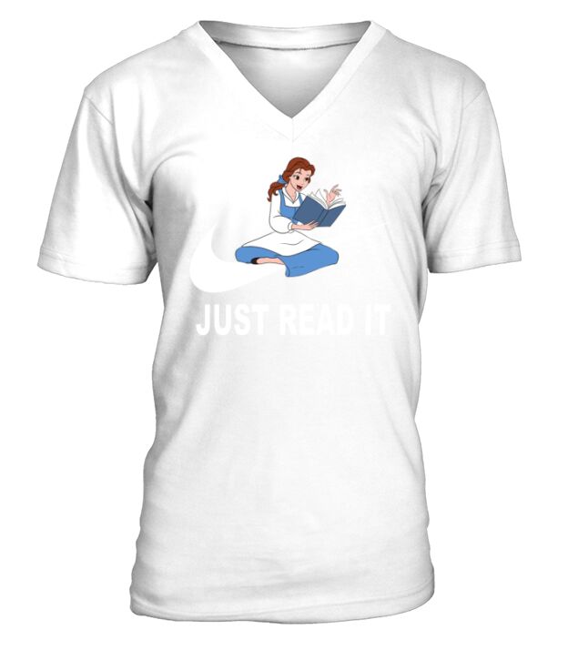 BELLE - JUST READ IT V-Neck T-shirt