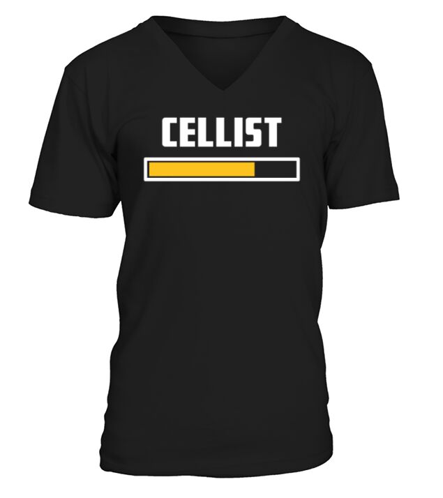 Cellist Installing Tshirt V-Neck T-shirt