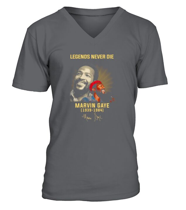 Legends never die Marvin Gaye 1939 1984 V-Neck T-shirt