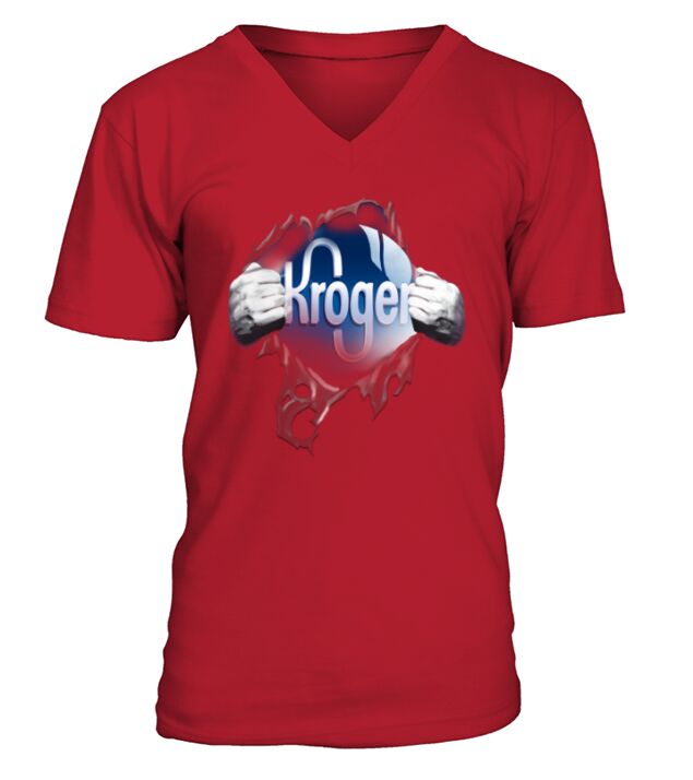 kroger V-Neck T-shirt