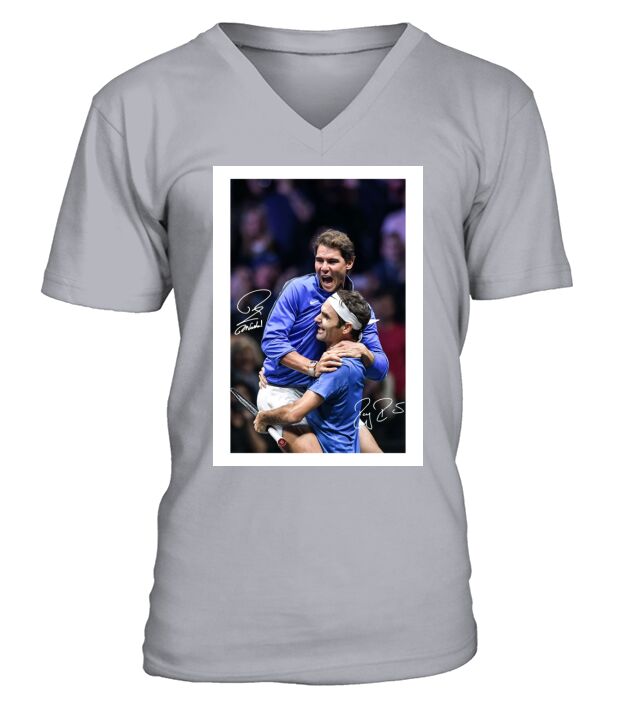 Roger Federer Tenis V-Neck T-shirt