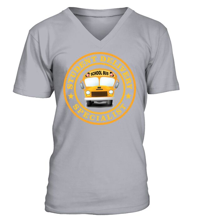 SCHOOL BUS DRIVER STUDENT DELIVERY SPECIALIST V-Neck T-shirt