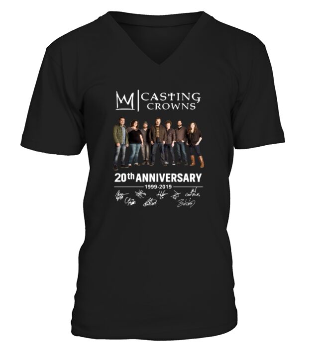 Casting Crowns 20th Anniversary 1999 2019 t-shirt V-Neck T-shirt