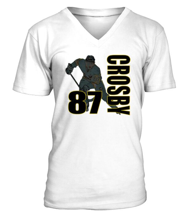CROSBY 87 - Hockey Tee V-Neck T-shirt