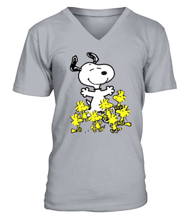 Peanuts Snoopy chick party shirt - Baby Onesie V-Neck T-shirt