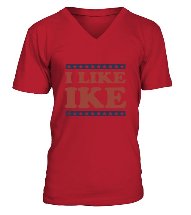 I Like Ike V-Neck T-shirt