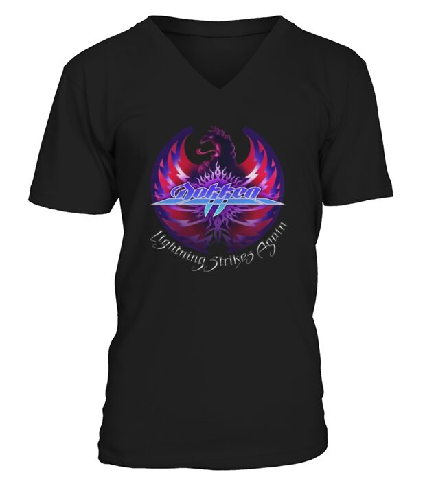Dokken 3 V-Neck T-shirt