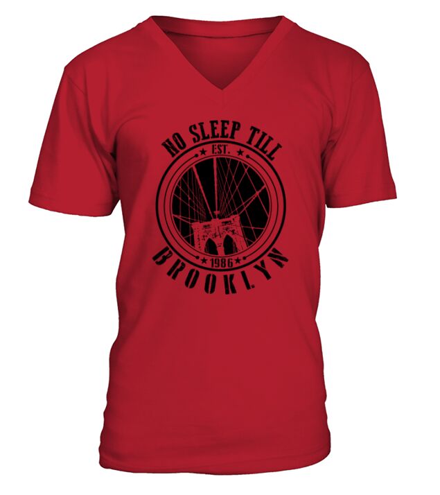 No sleep till Brooklyn TShirt V-Neck T-shirt