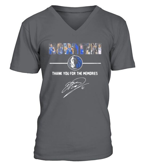Dirk Nowitzki Thank You For The Memories V-Neck T-shirt