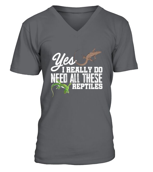 Yes I Really Do Need All These Reptiles - Baby Onesie V-Neck T-shirt
