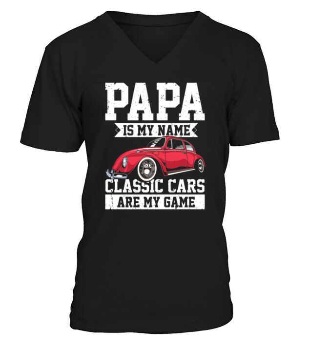 Hilarious Vintage Automobiles Classical V-Neck T-shirt