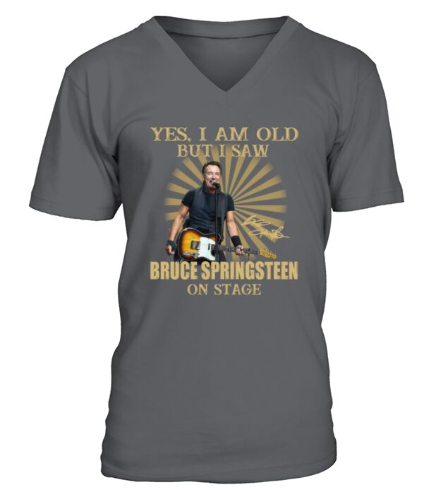 Yes I Am Old But I Saw Bruce Springsteen On Stage V-Neck T-shirt