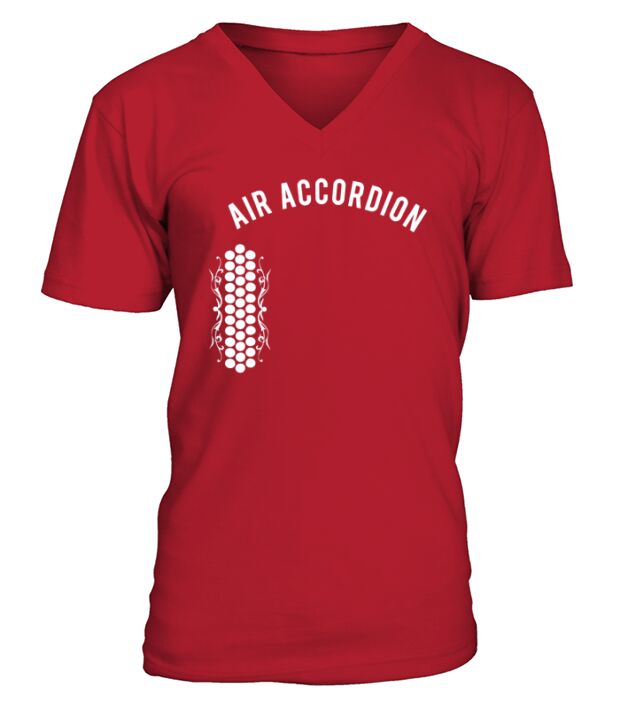 Mens AIR Accordion T-Shirt THE ORIGINAL V-Neck T-shirt