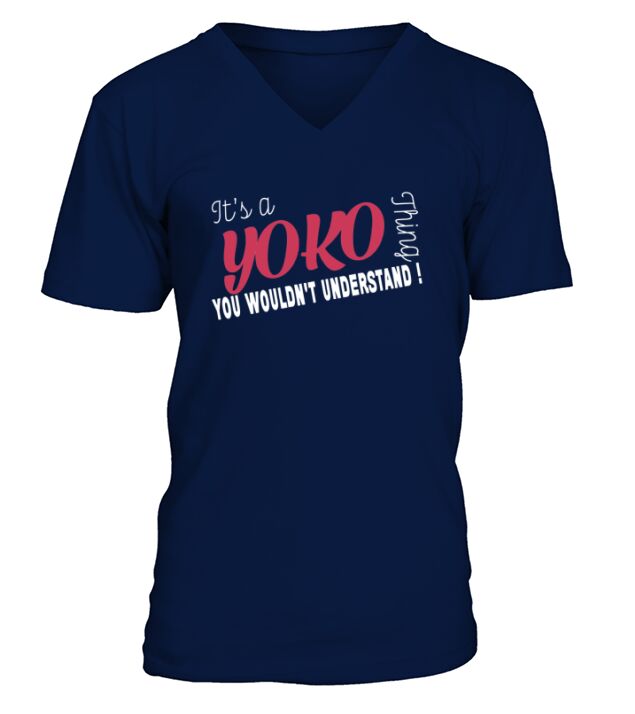 Yoko Its Yoko Thing - TeeForYoko V-Neck T-shirt