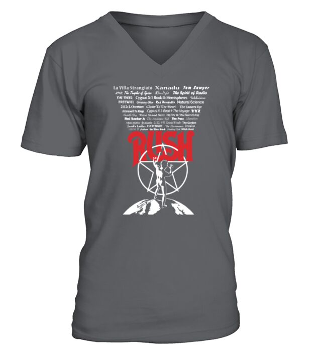 Rush band V-Neck T-shirt