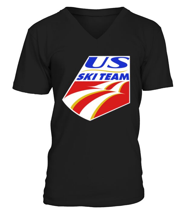 US Ski Team V-Neck T-shirt