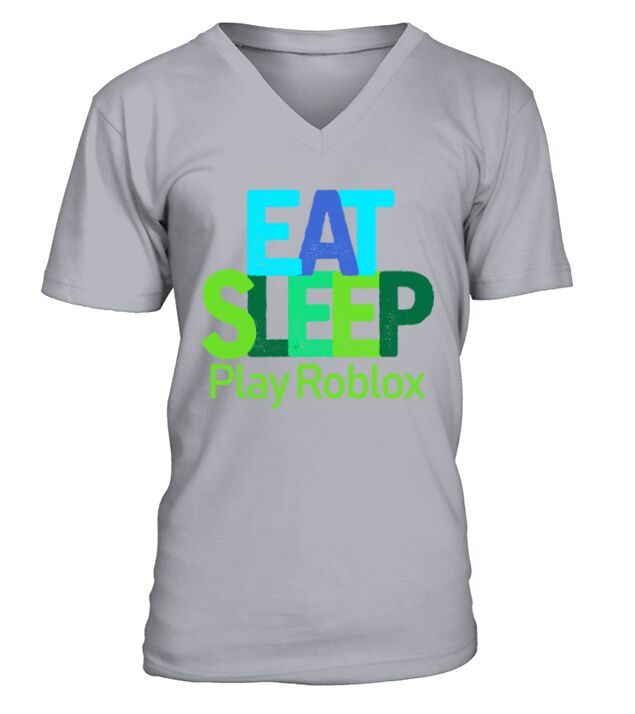 Eat Sleep Play Roblox V-Neck T-shirt