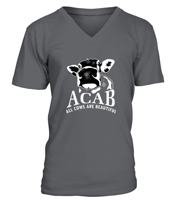 all cows are beautiful V-Neck T-shirt