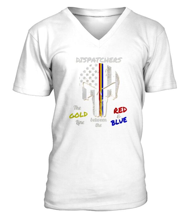 DISPATCHERS PUNISHER SHIRT Tshirts V-Neck T-shirt