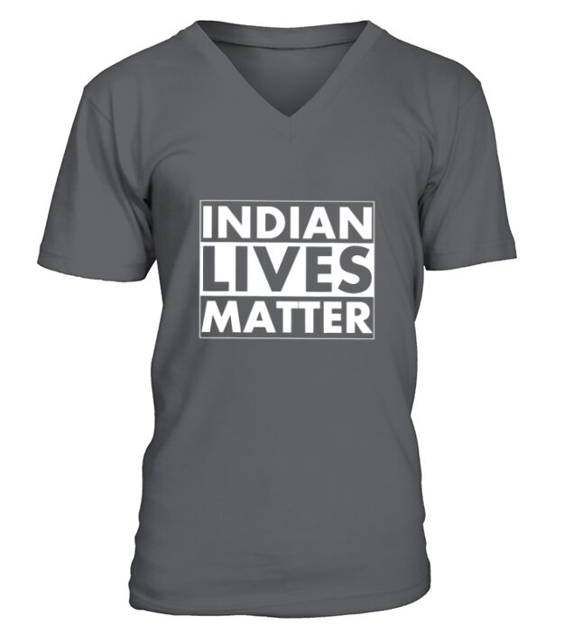 Indian Lives Matter V-Neck T-shirt