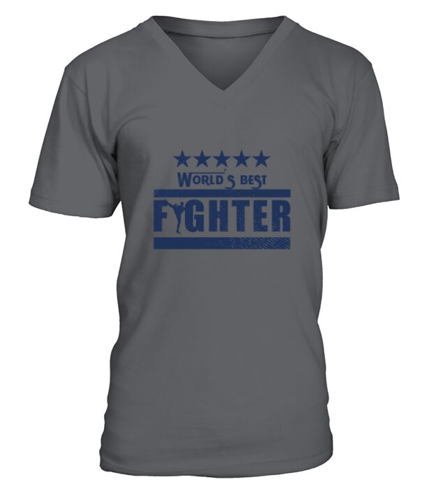 MMA Mixed Martial Arts Fighter Fighting Gift V-Neck T-shirt