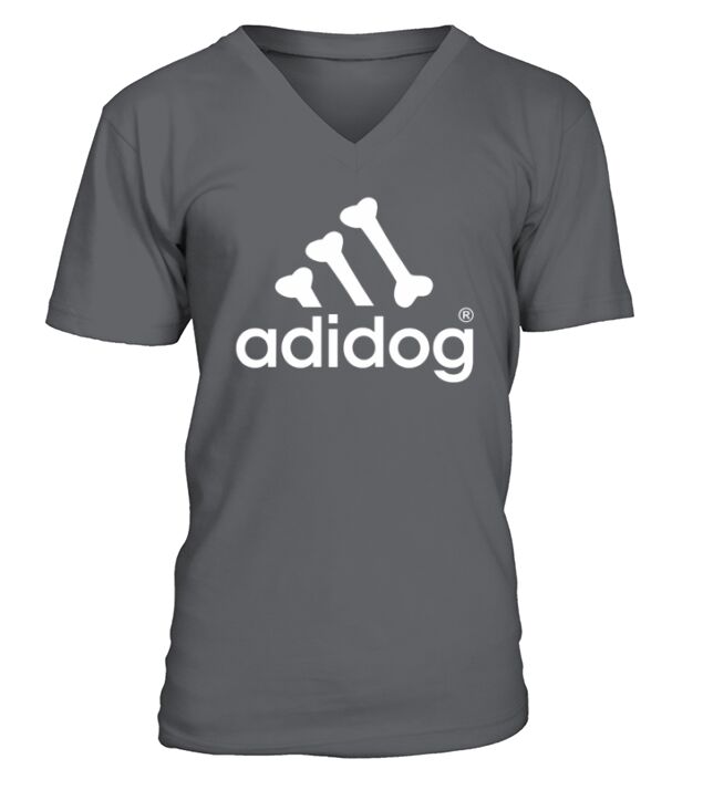 Adidog Funny Dog lover t shirt V-Neck T-shirt