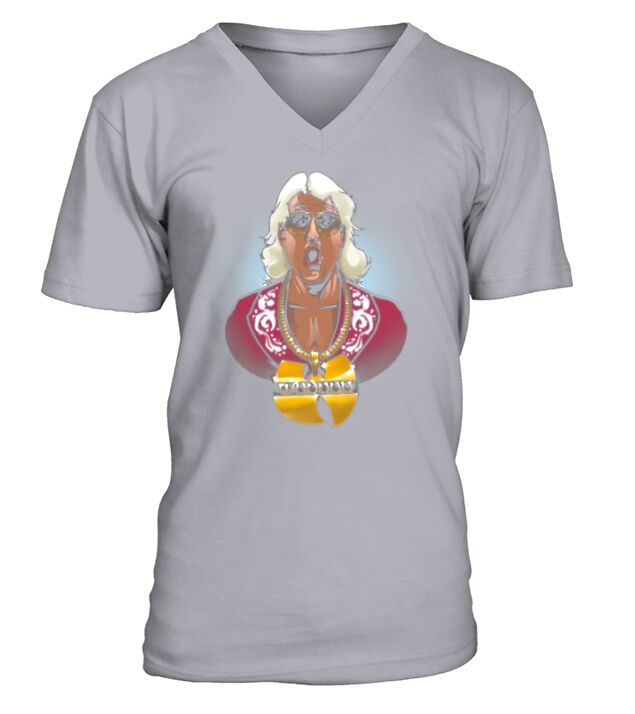 Ric Flair Wu-Tang Clan V-Neck T-shirt