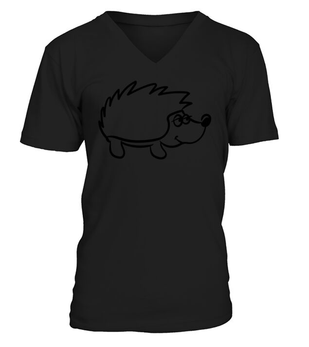Hedgehog V-Neck T-shirt