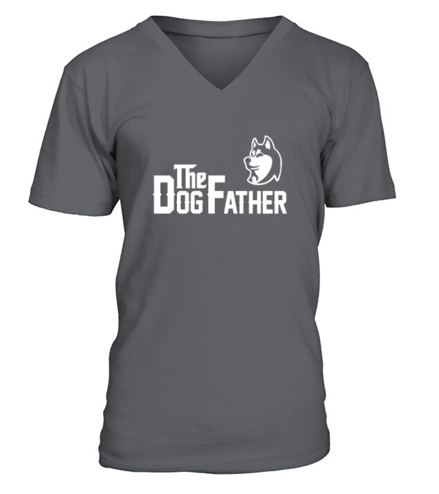 the dog father V-Neck T-shirt